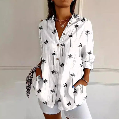 Pretty Floral Ladies Casual Top