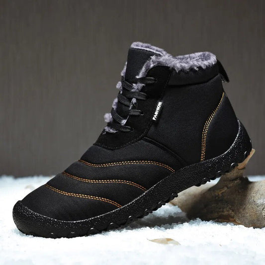 Warm Waterproof Men's Snow Boots - OutfitLondon