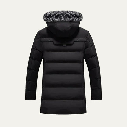 Warm Waterproof Men's Padded Hooded Jacket