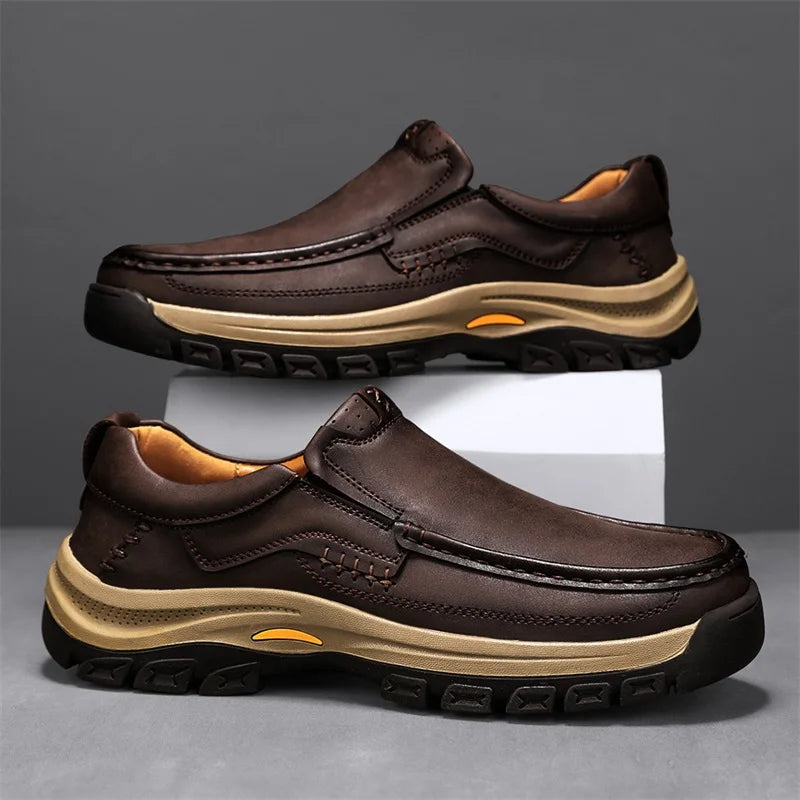 Authentic Leather Slip On Shoe