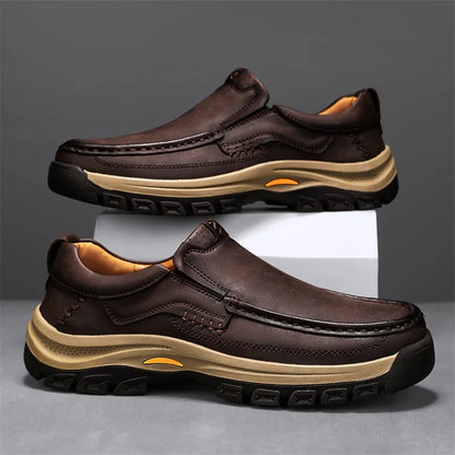 Authentic Leather Slip On Shoe