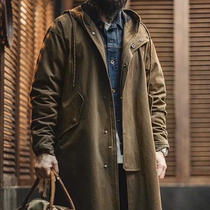 Waterproof Mens Hooded Jacket Coat - OutfitLondon