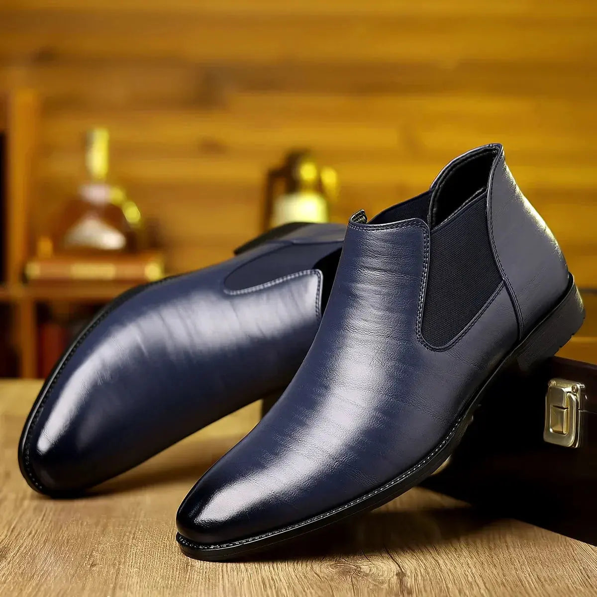Classic Leather Ankle Boots - Comfortable Everyday Wear