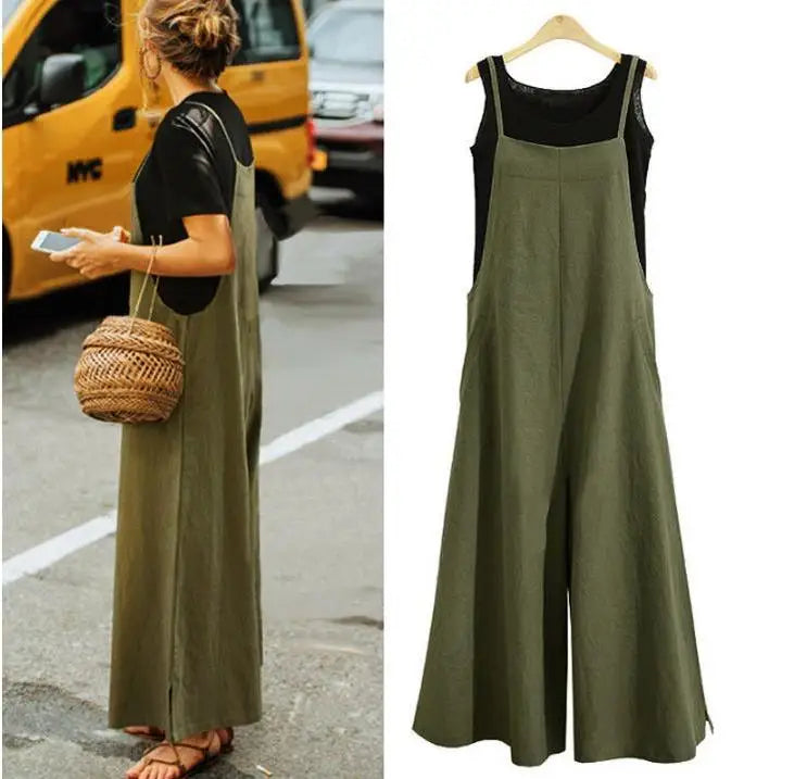Comfortable Loose Fit Summer Jumpsuit