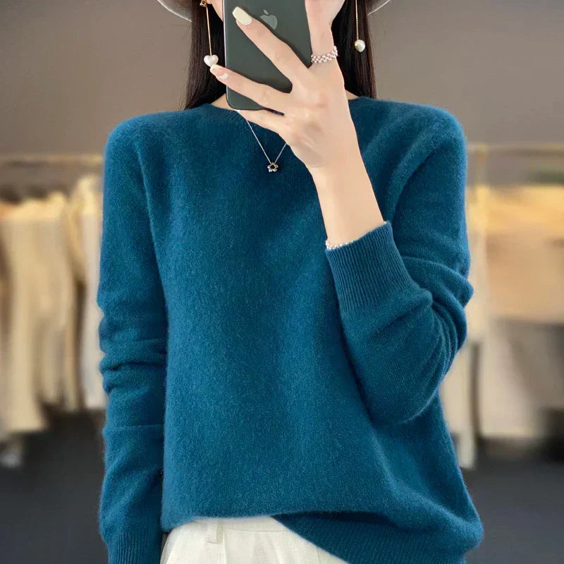 Luxurious Wool Women's Sweater Warm and Fuzzy
