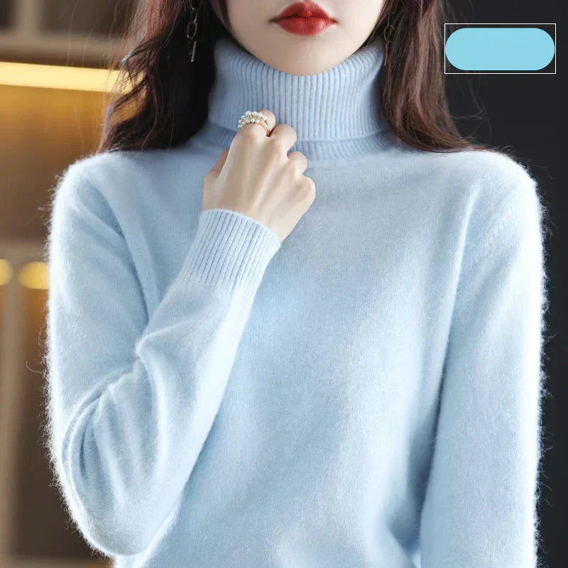 Premium Warm Cashmere Crew Sweater