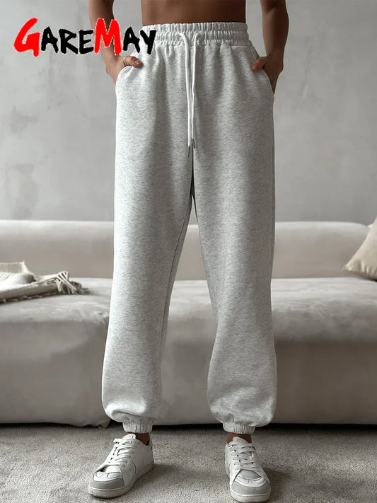 Relaxed Fit Soft Women's Cotton Jogger Pants - OutfitLondon