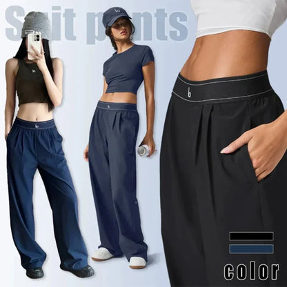 Comfortable High Waisted Women's Wide Leg Pants - OutfitLondon