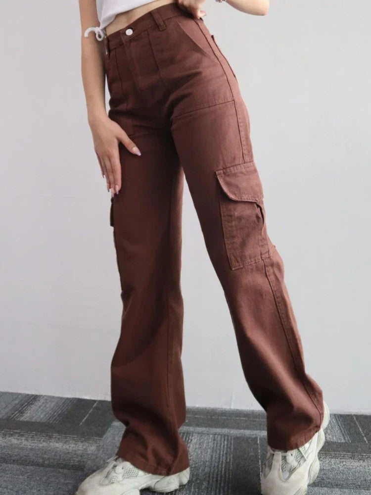 Classic Comfortable Beige Loose Fit Joggers Pants