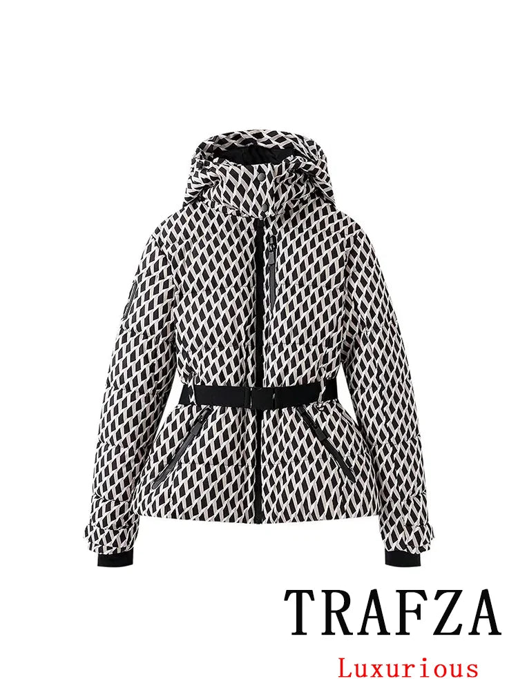Warm Women's Long Winter Parka Coat