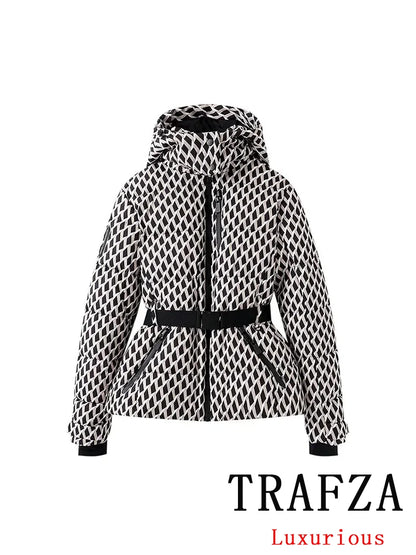 Warm Women's Long Winter Parka Coat