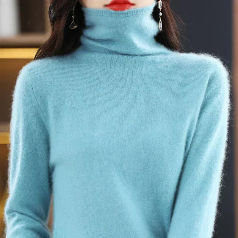Cozy Warm Women's Merino Crew Sweater
