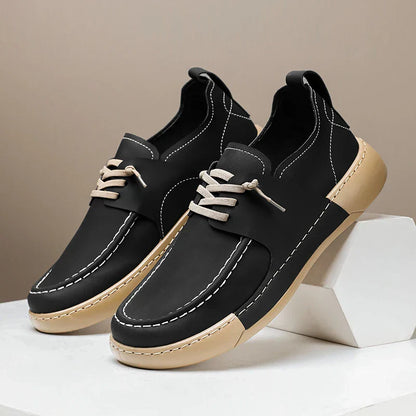 Black Genuine Leather Shoes - OutfitLondon