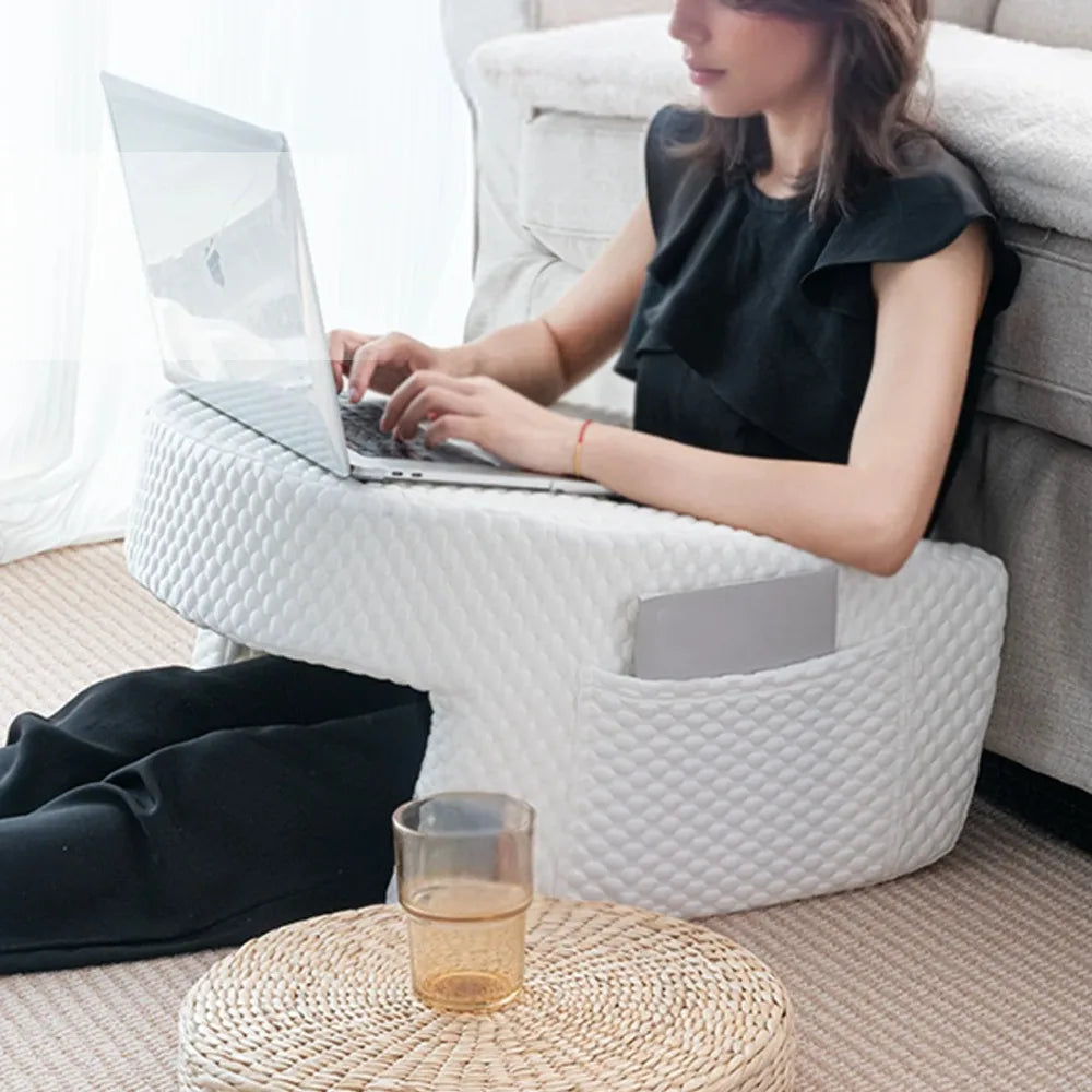Plush Reading Pillow with Arm Support and Soft Foam - OutfitLondon