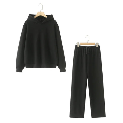 Cozy Ladies' Hooded Sweat Suit Set
