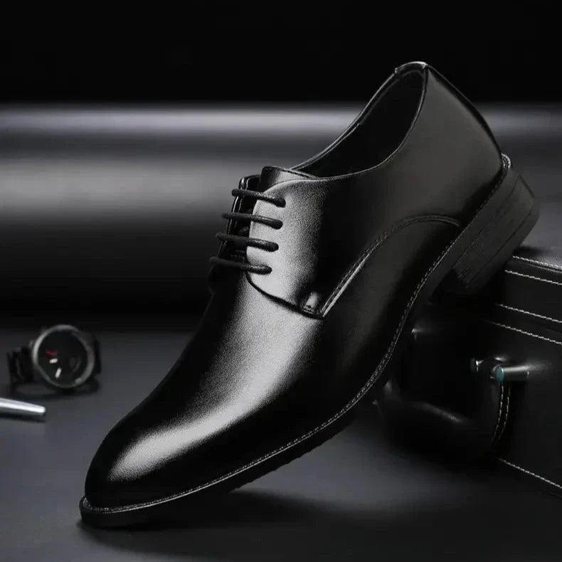Genuine Leather Smart Shoes - OutfitLondon