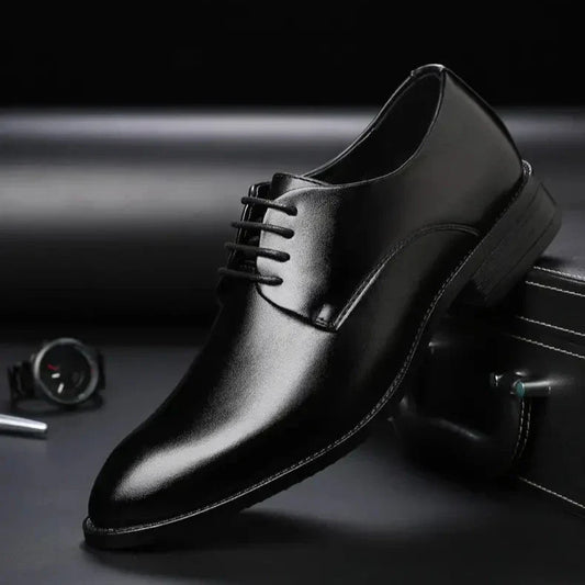 Genuine Leather Smart Shoes - OutfitLondon