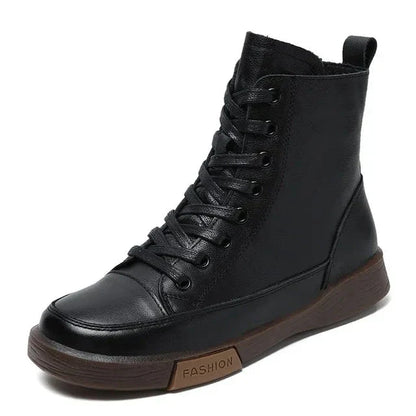 Timeless Genuine Low Heel Boots