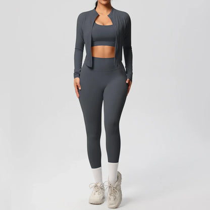 Athletic 3-Piece Workout Set for Ladies