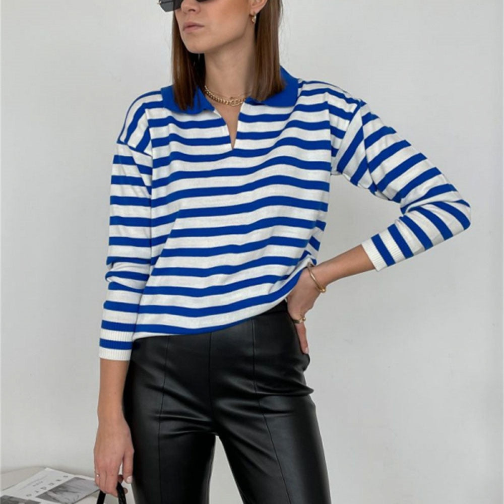 Soft Large Crew Neck Winter Pullover Sweater - OutfitLondon