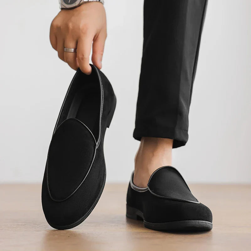 Luxurious Suede Slip On Shoes