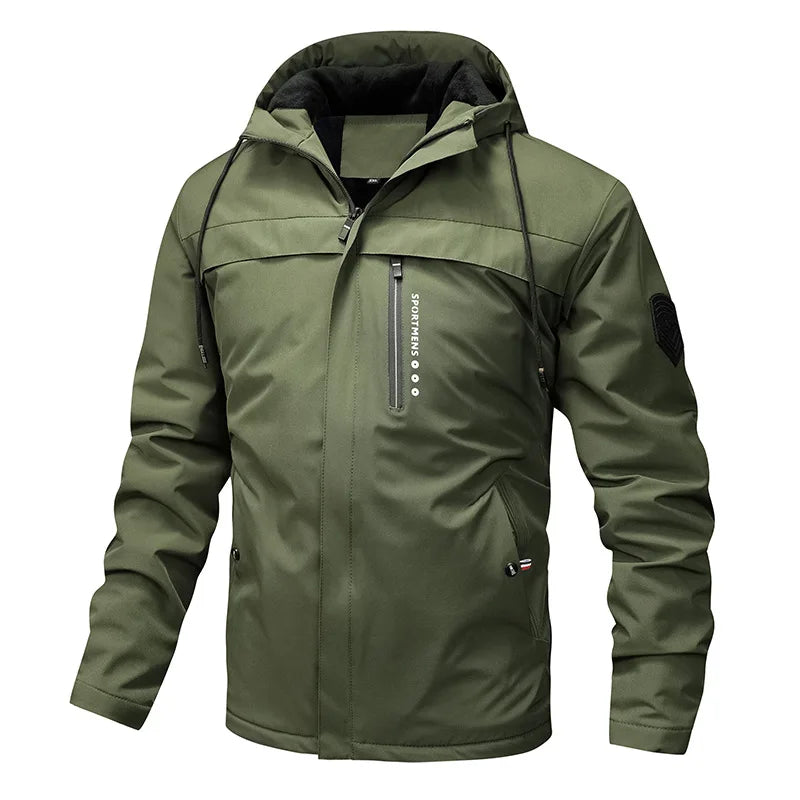 Athletic Style Quilted Fleece Coat