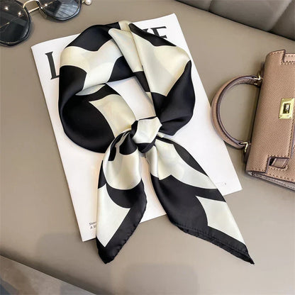 Warm Plaid Women's Scarf Neck Wrap Accessory