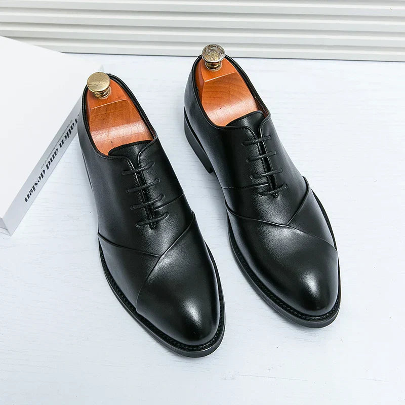 Luxury Brown Leather Dress Shoe