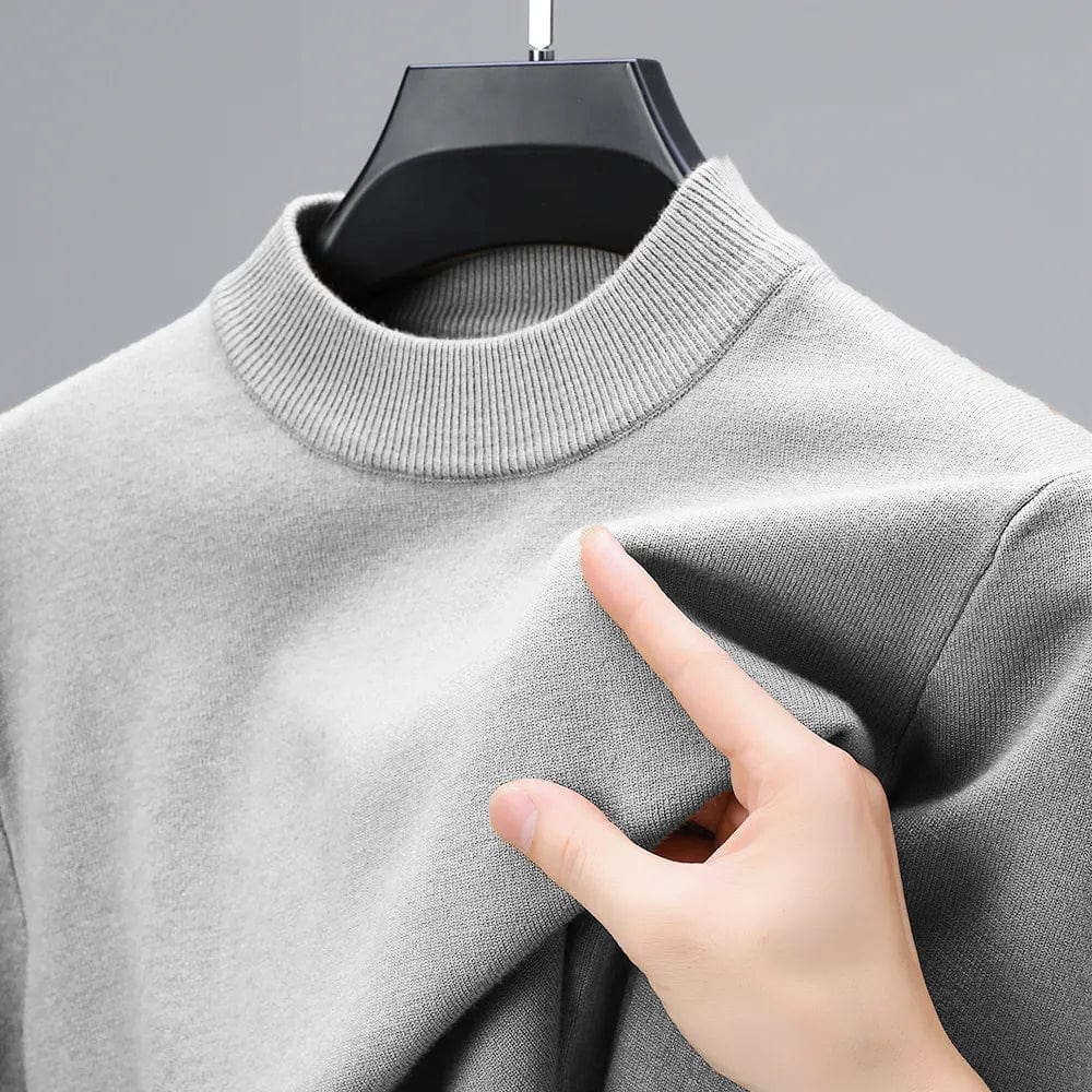 Luxury Men's Soft Cashmere Crew Sweater