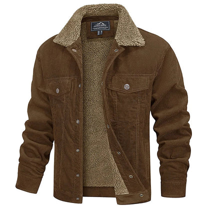 Durable Men's Casual Cotton Zip Jacket