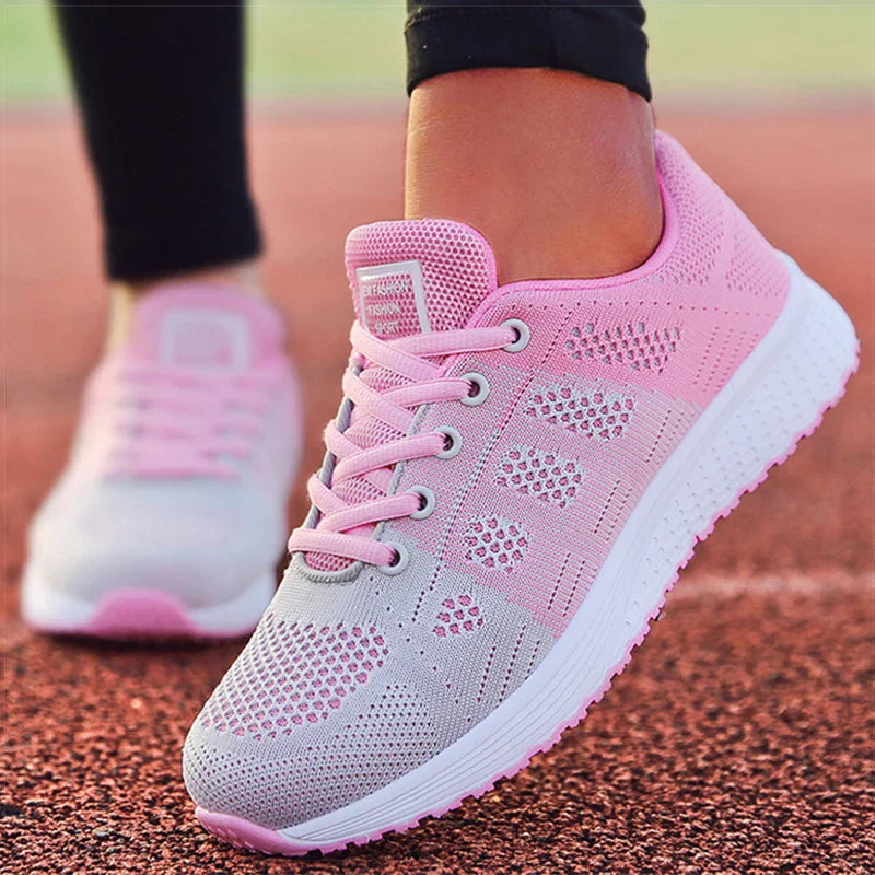 Vibrant Ladies Athletic Sneakers - OutfitLondon