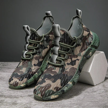 Army Green Camo Shoes - OutfitLondon