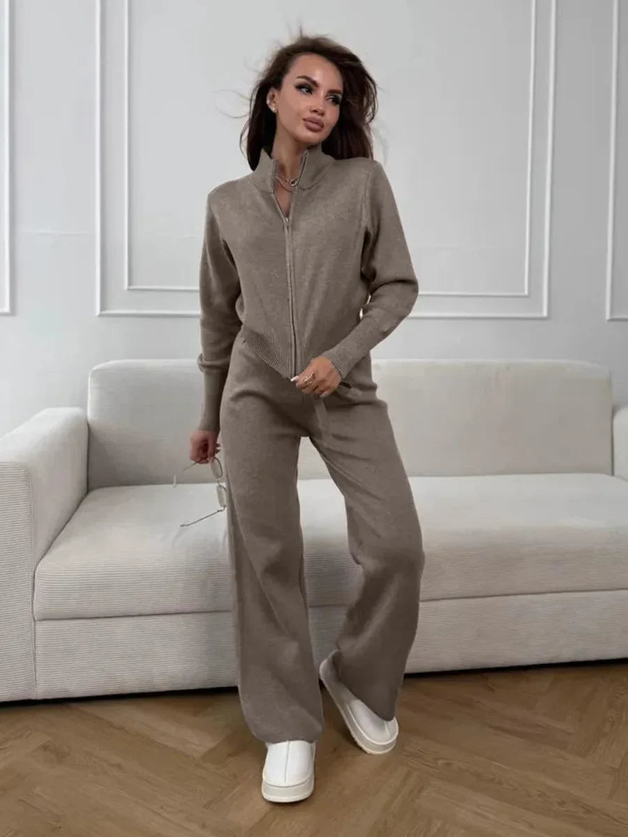 Soft Knit Sweater and Comfort Fit Pant Set