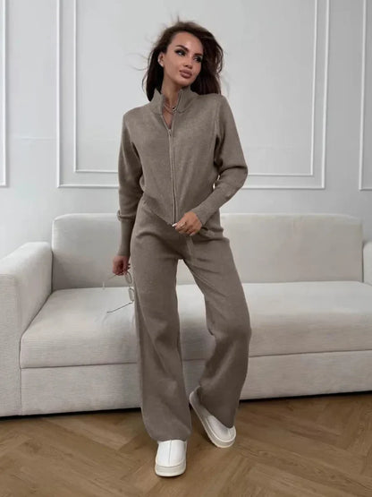 Soft Knit Sweater and Comfort Fit Pant Set