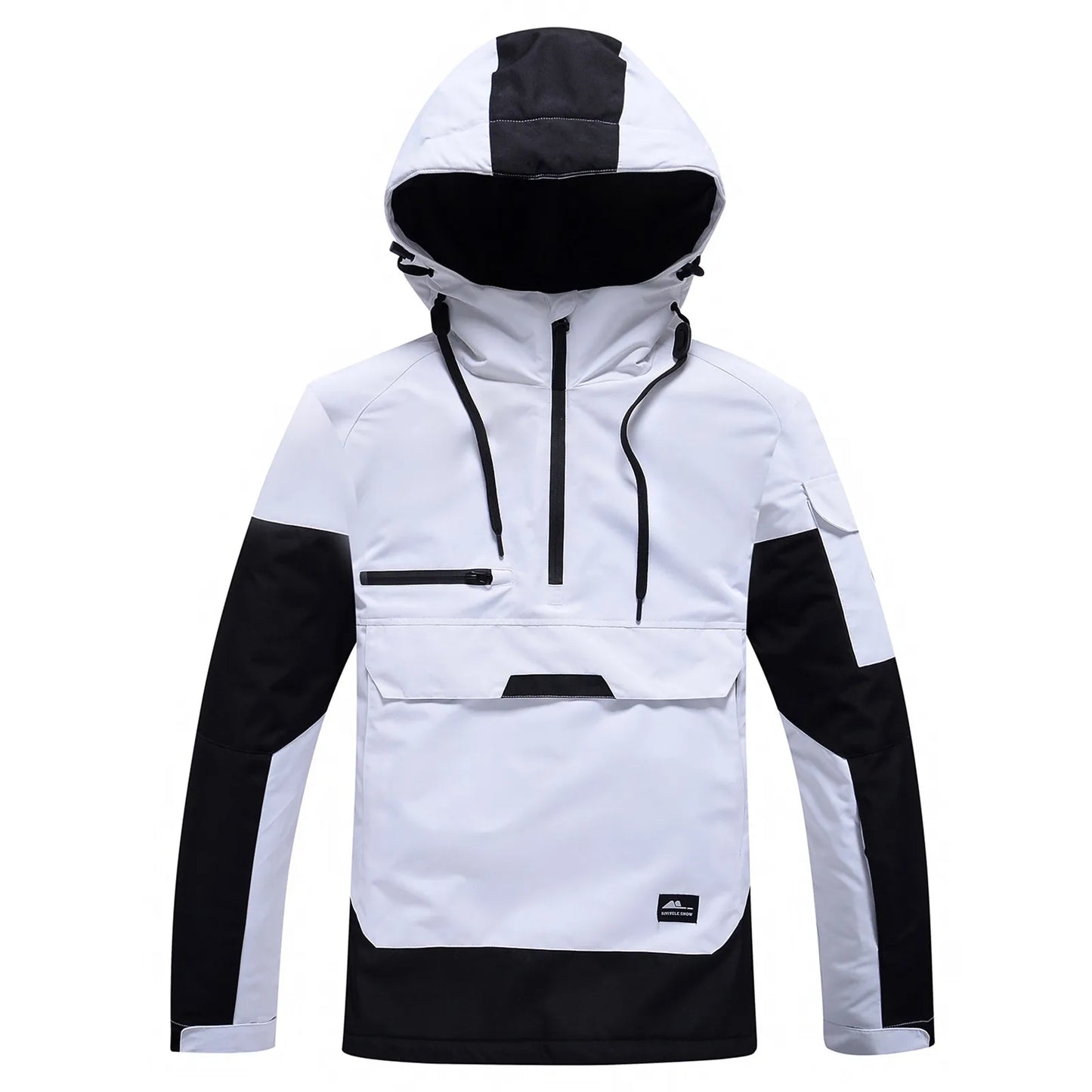 Warm Waterproof Unisex Ski Coat with Hood