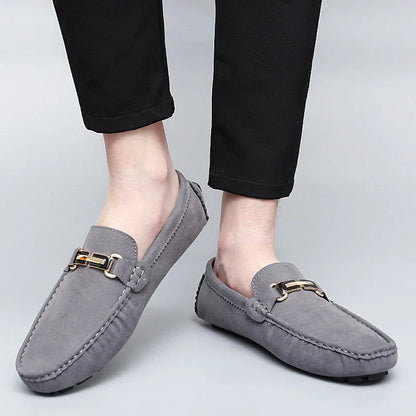 Luxury Soft Leather Slip On Shoes