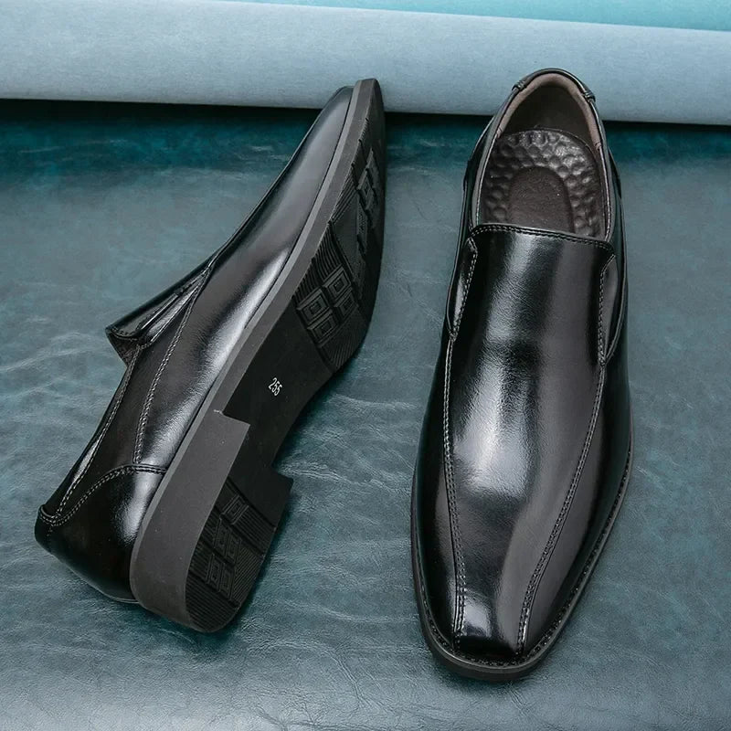 Premium Real Leather Slip On Shoes