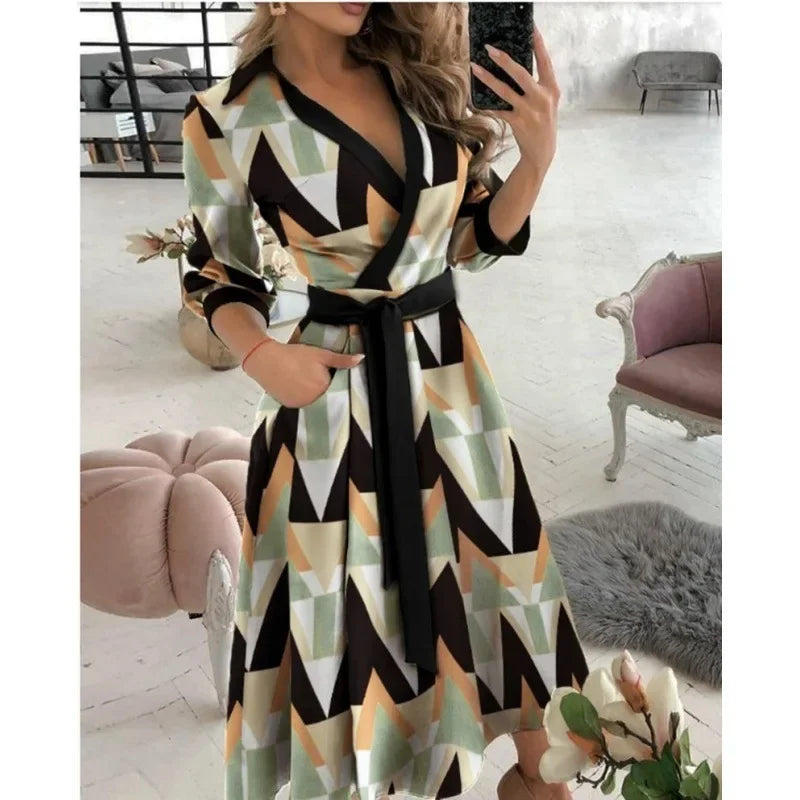 Stylish Women's Wrap Around Dress