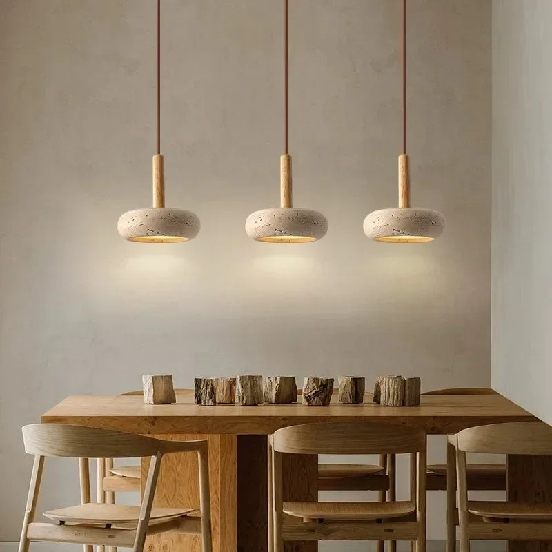 Compact Stone LED Hanging Light for Kitchens - OutfitLondon