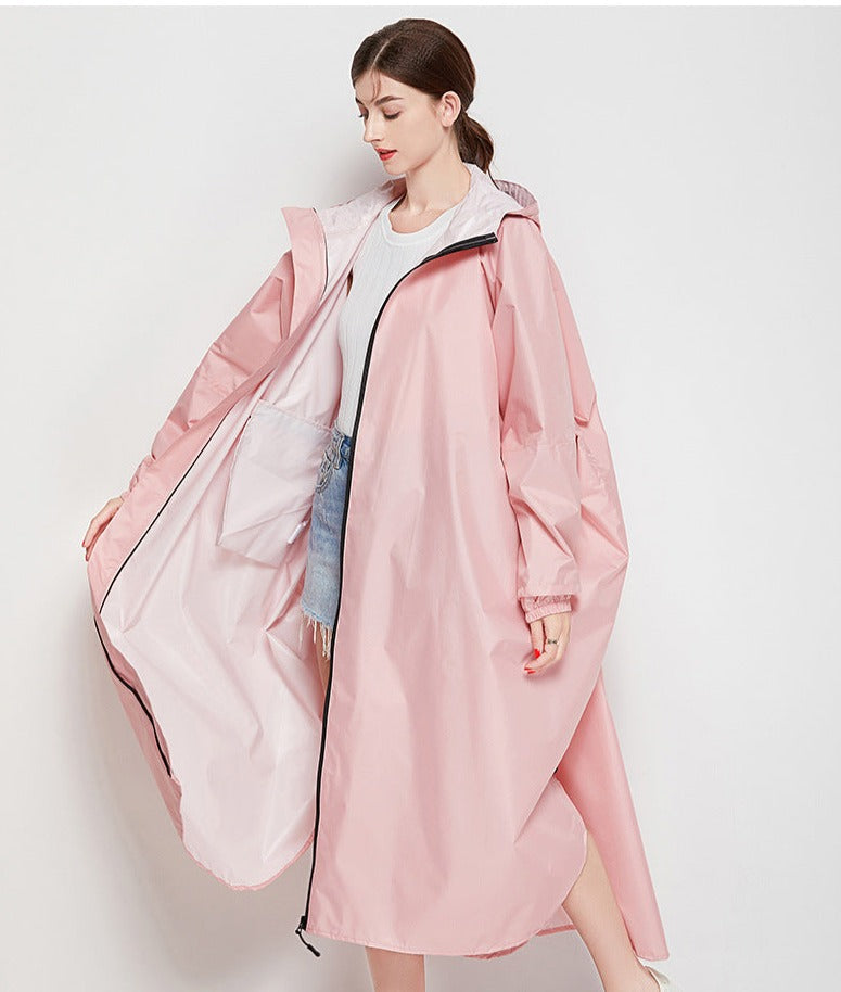 Warm Women's Waterproof Hooded Rain Jacket - OutfitLondon