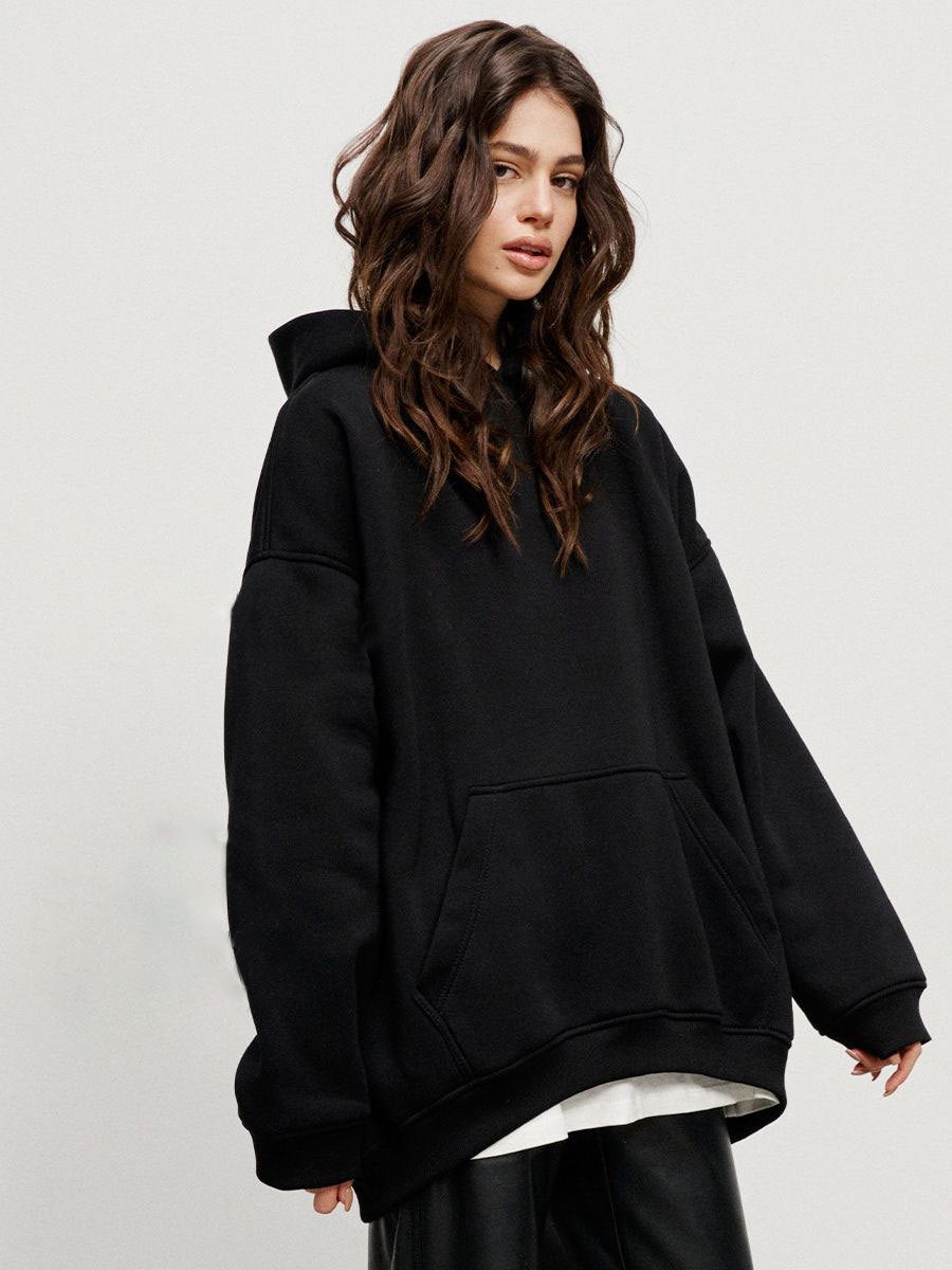Cozy Oversized Ladies Hoodie with Pockets