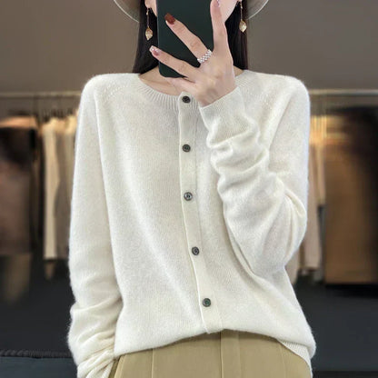 Cozy Women's Merino Wool Crew Sweater