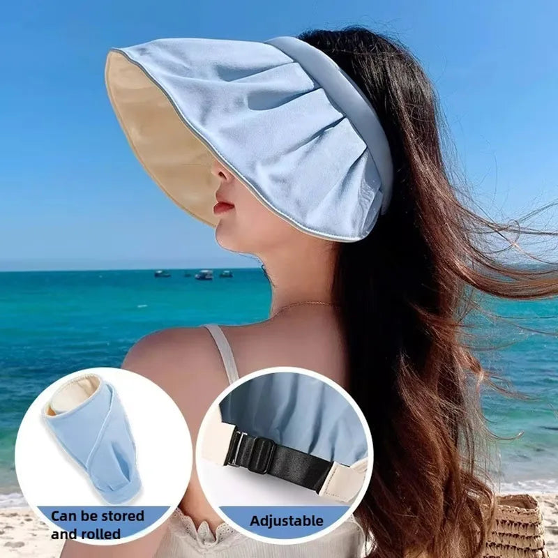 Foldable Wide Brim Sun Safe Hat