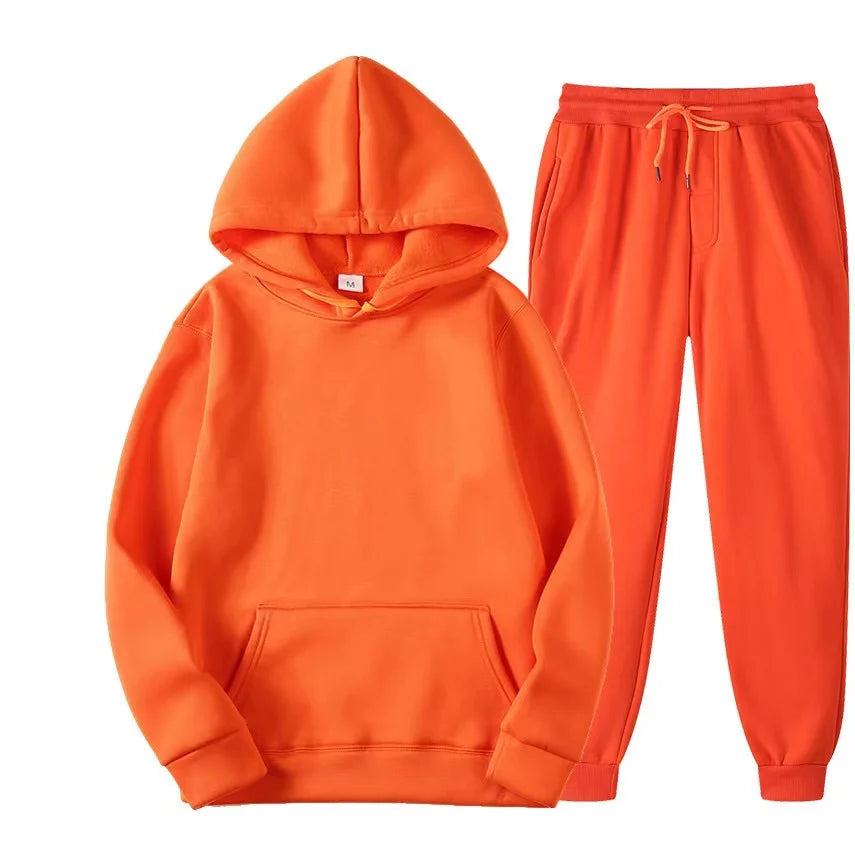 Soft Women's Fleece Hoodie Jogger Set