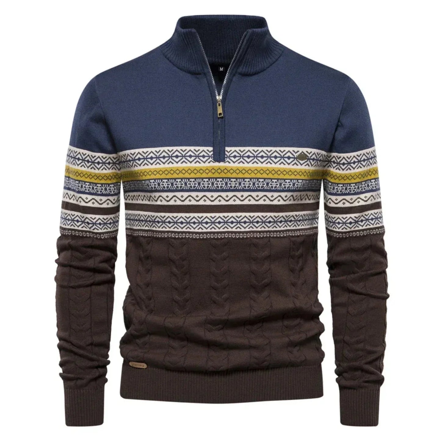 Warm Mens Casual Crew Neck Sweater
