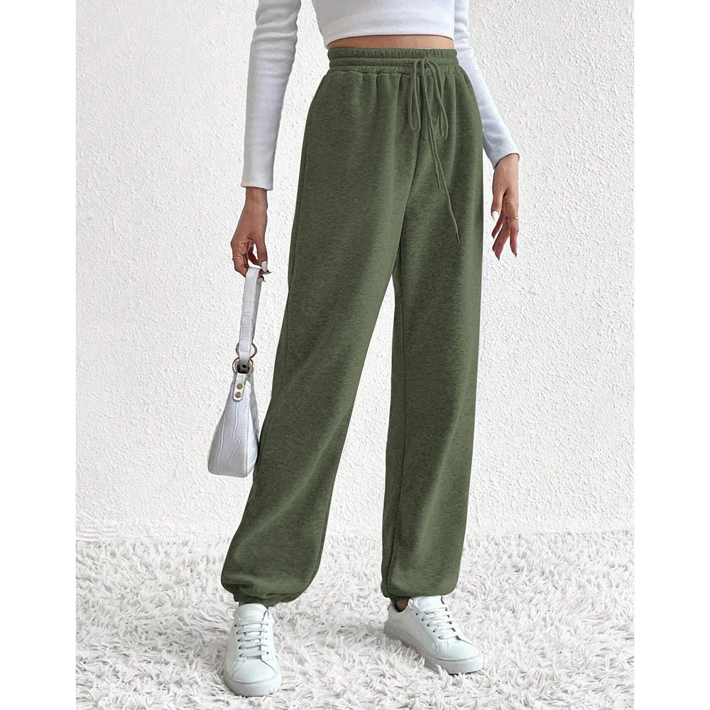 Soft High Waisted Sports Pants for Ladies