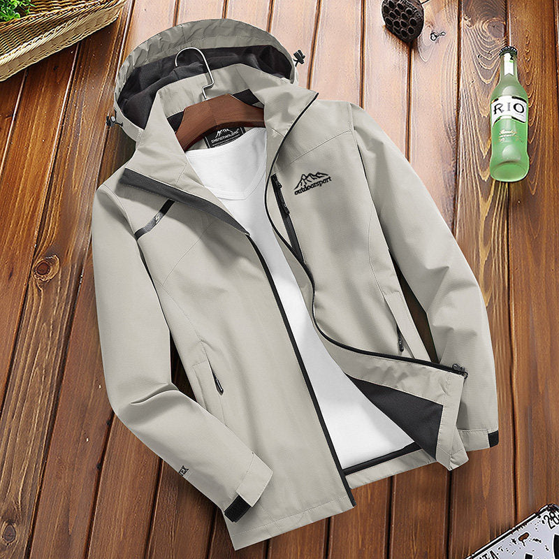 Waterproof Men's Windbreaker Rain Coat