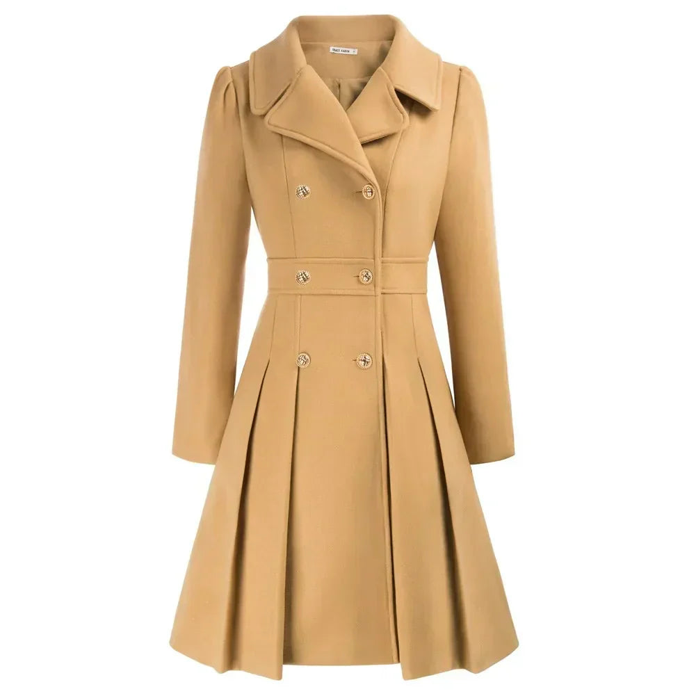 Classic Women's Wool Peacoat