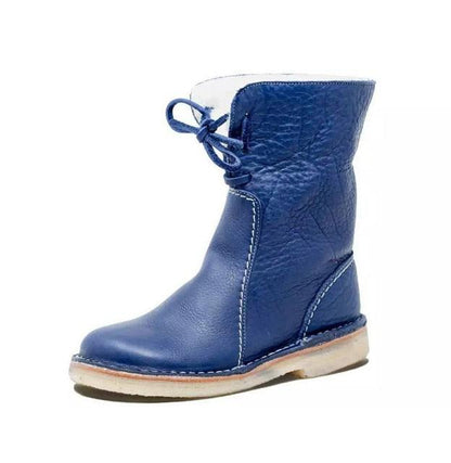 Warm Insulated Snow Boots with Fleece Lining