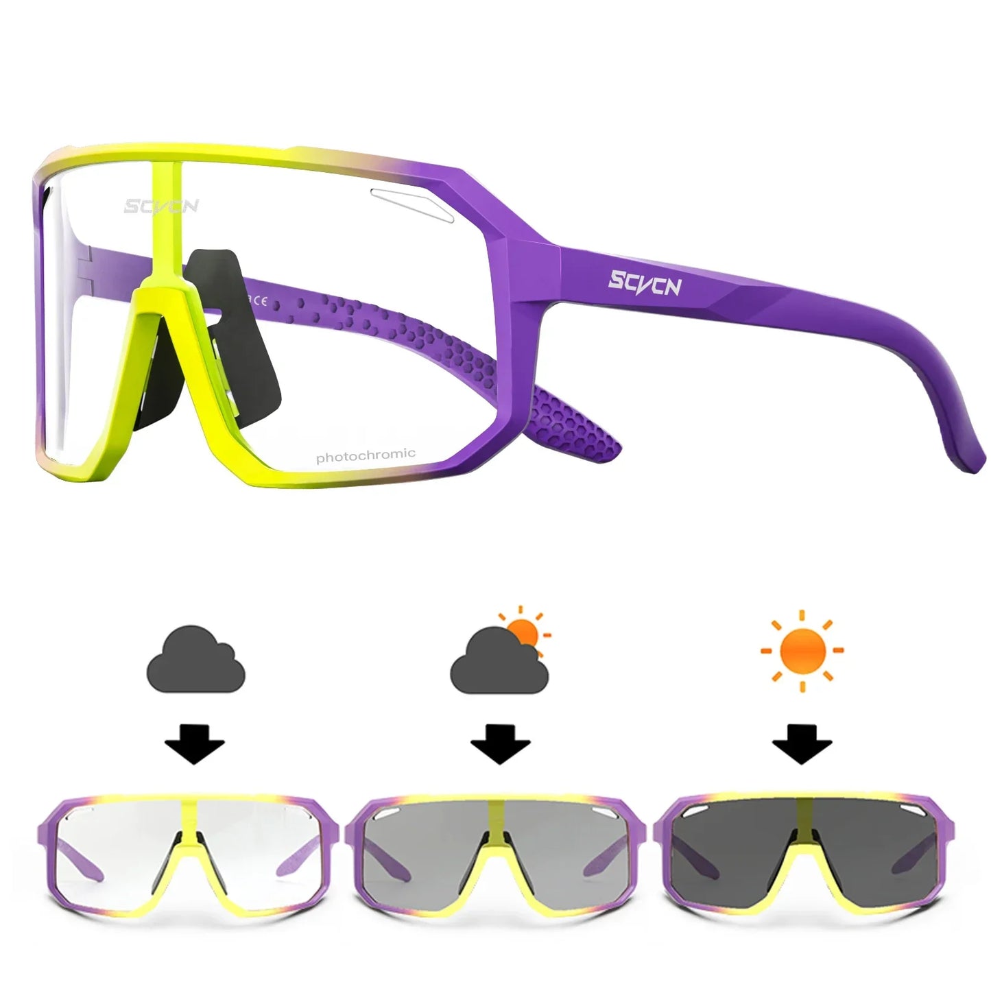Men's Sports Polarized Cycling Glasses